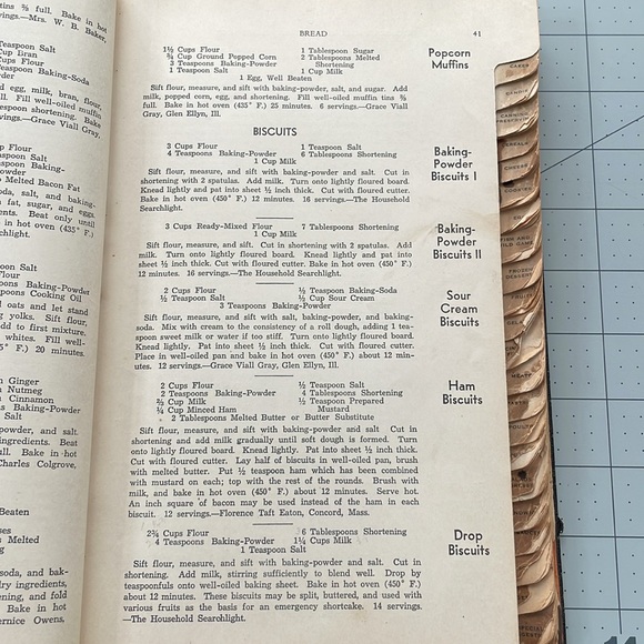 The Household Searchlight Recipe Book, by The Household Magazine 1940 - Picture 7 of 16